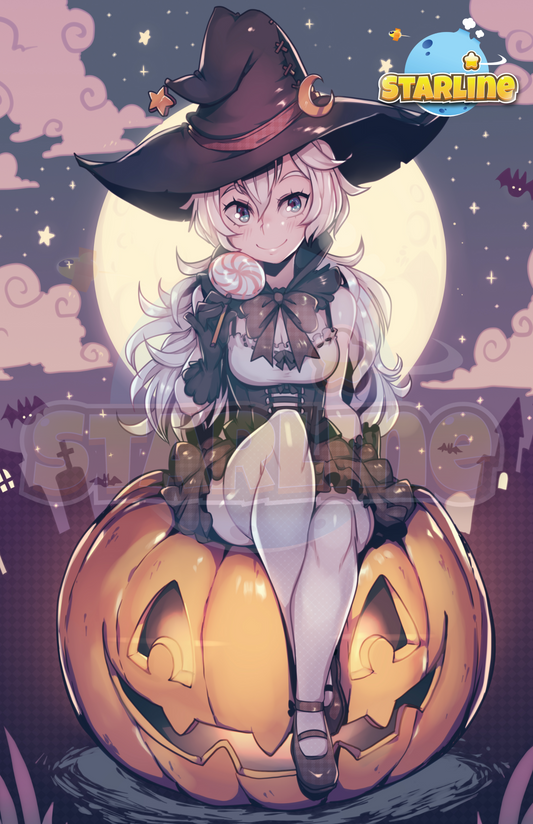 Arie Witch Halloween Poster